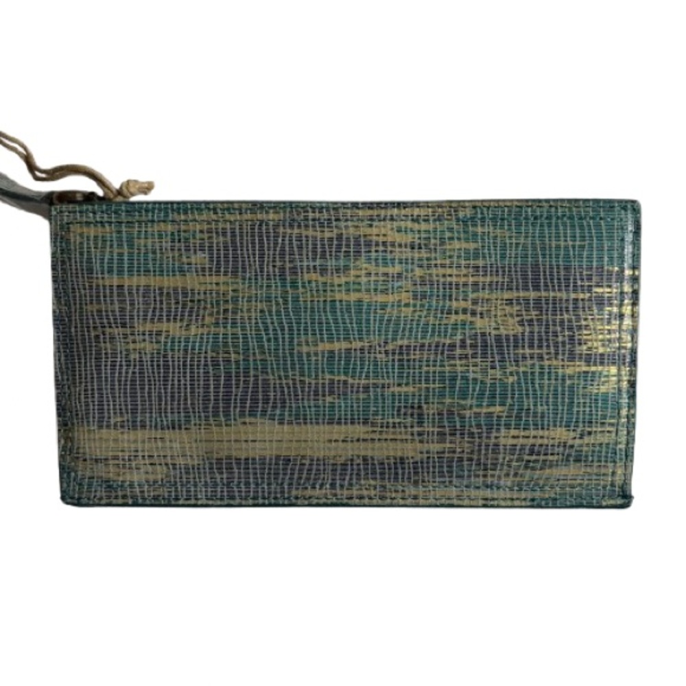 NWT HOBO Gracie Leather Wallet In Cracked Glass - Picture 12 of 13